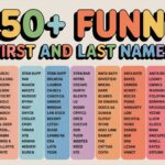 550+ Funny First and Last Names
