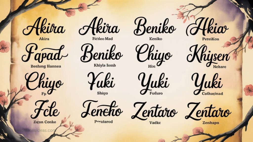 A – Z Names for Kitsune