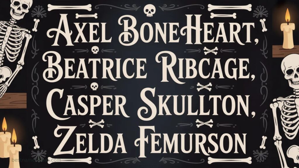 A – Z Skeleton Names
