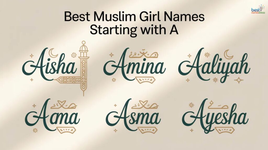 Best Muslim Girl Names Starting with A