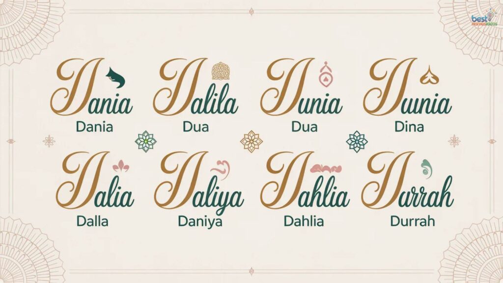 Best Muslim Girl Names Starting with D