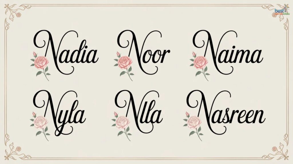 Best Muslim Girl Names Starting with N
