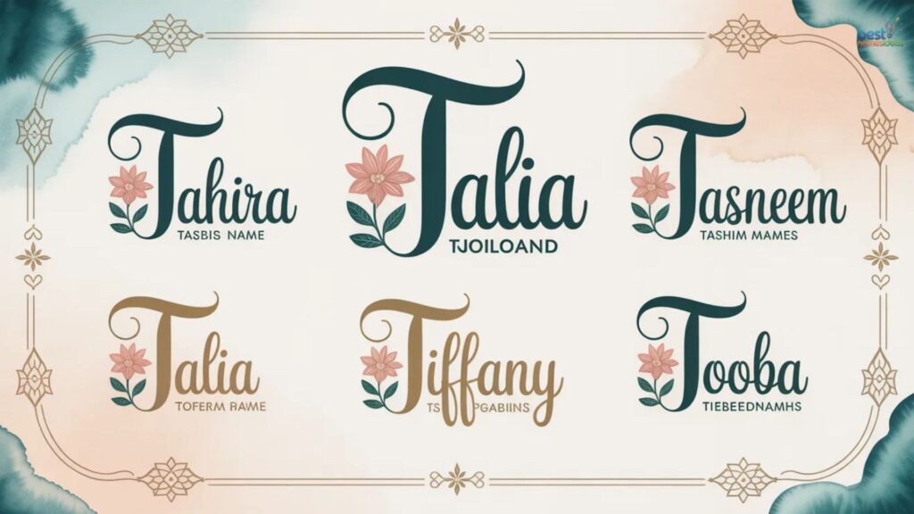 Best Muslim Girl Names Starting with T