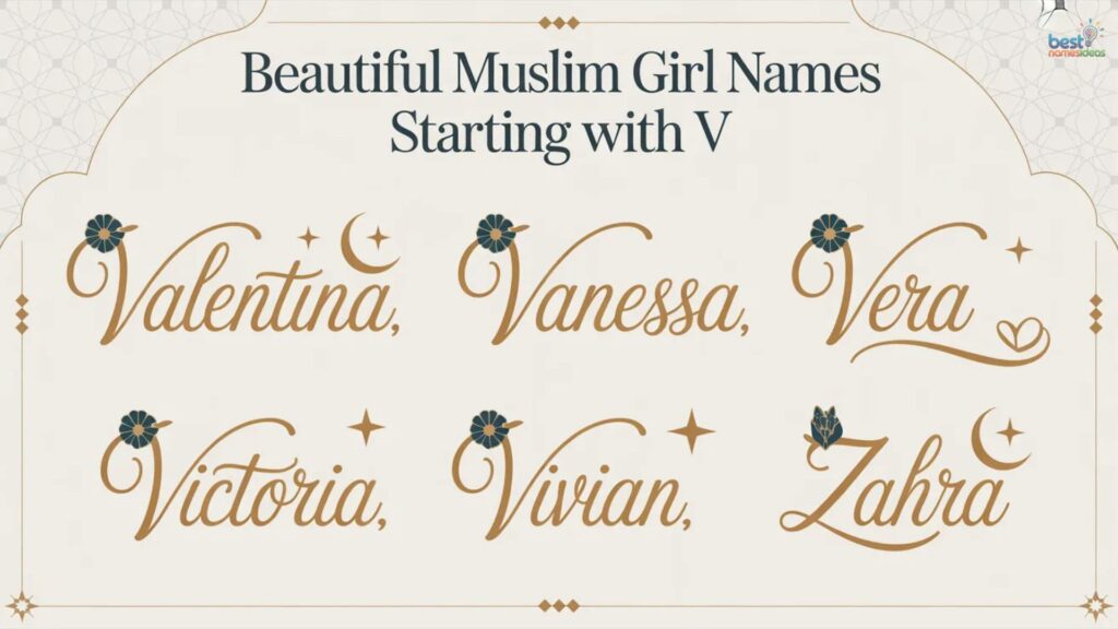 Best Muslim Girl Names Starting with V