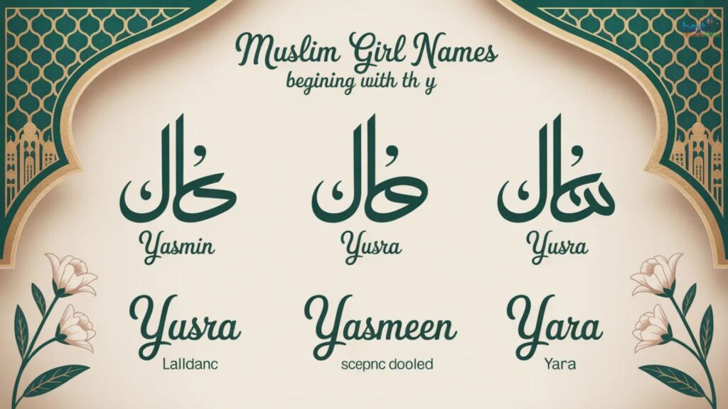 Best Muslim Girl Names Starting with Y