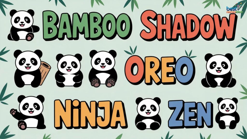 Cool Panda Names