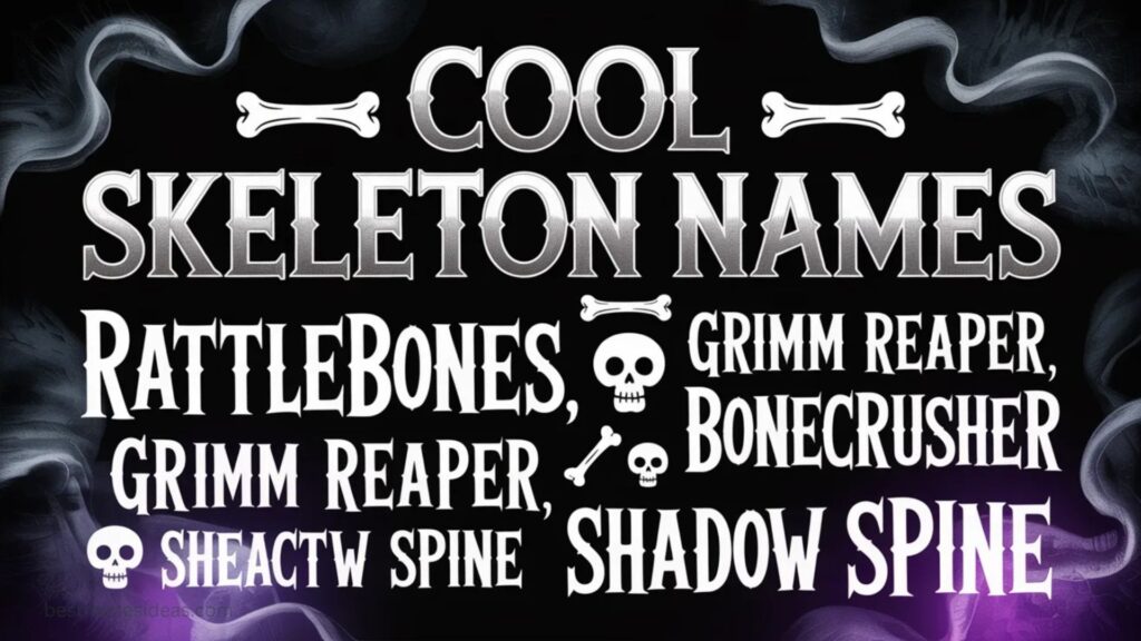 Cool Skeleton Names