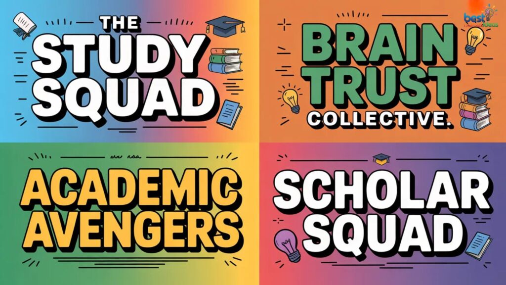 Cool Student Group Names  