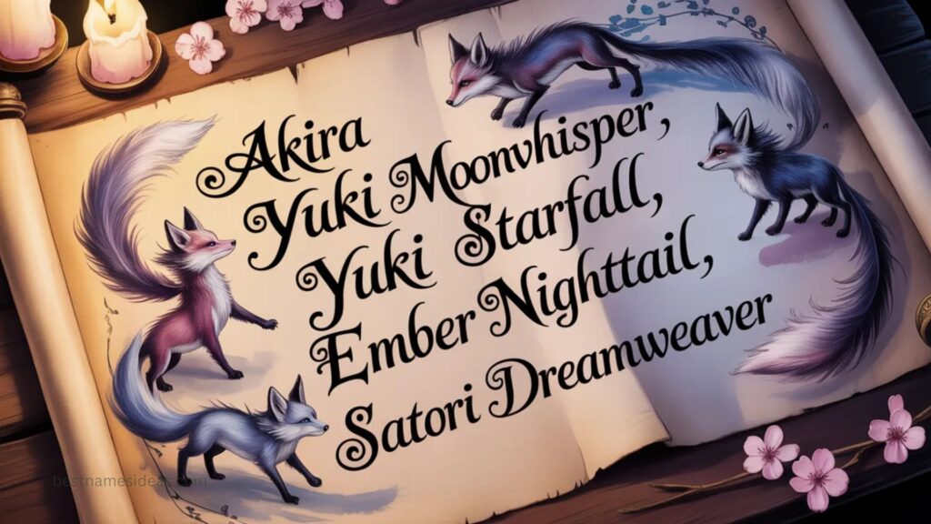 Fantasy Kitsune Names