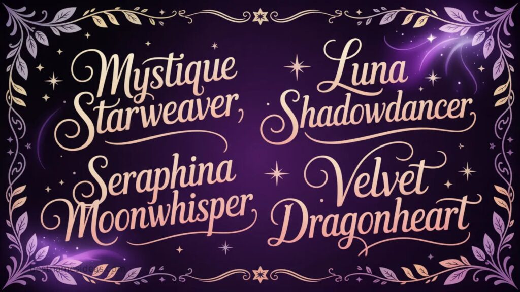 Fantasy Stripper Name Ideas 