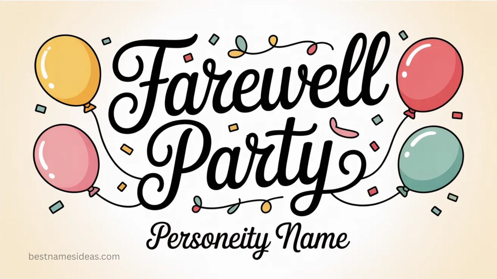 Farewell Party Name
