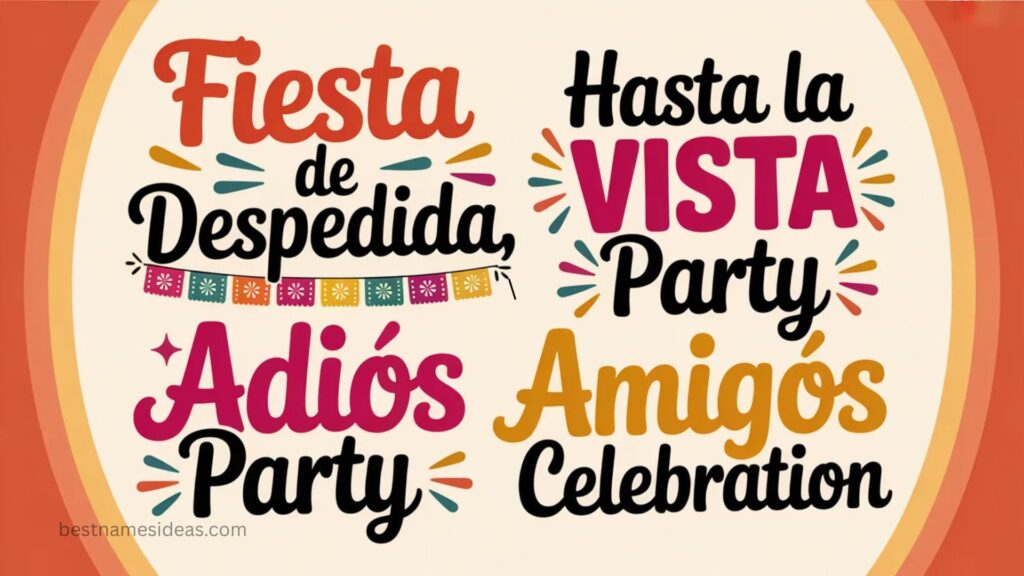 Farewell Party Names in Spanish