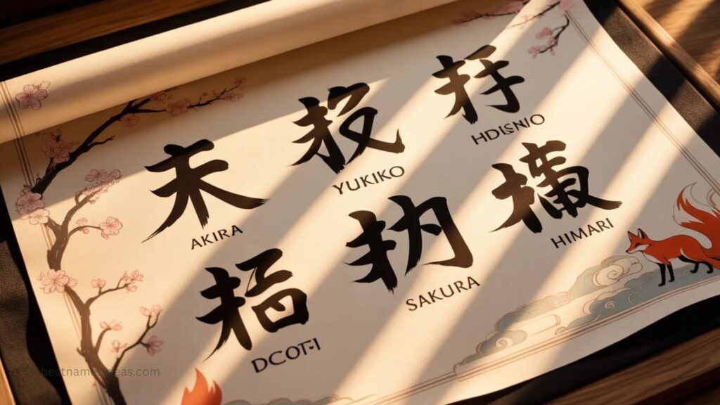 Female Kitsune Names