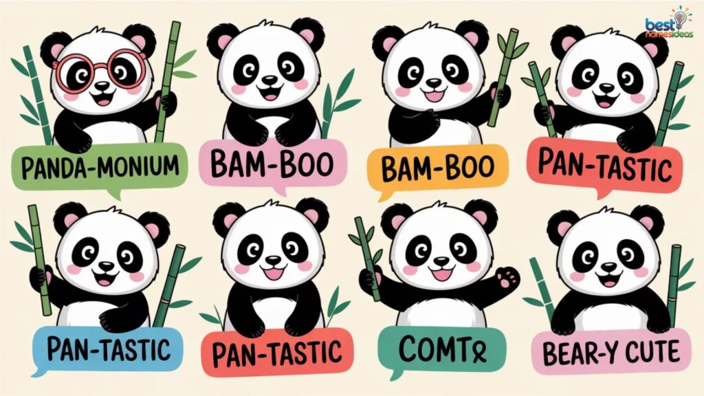Funny Panda Names with Wordplay