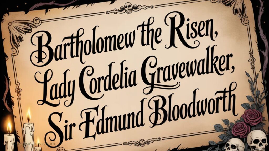 Historical Zombie Names 