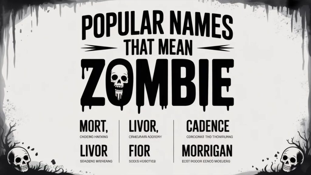 Popular Names That Mean Zombie