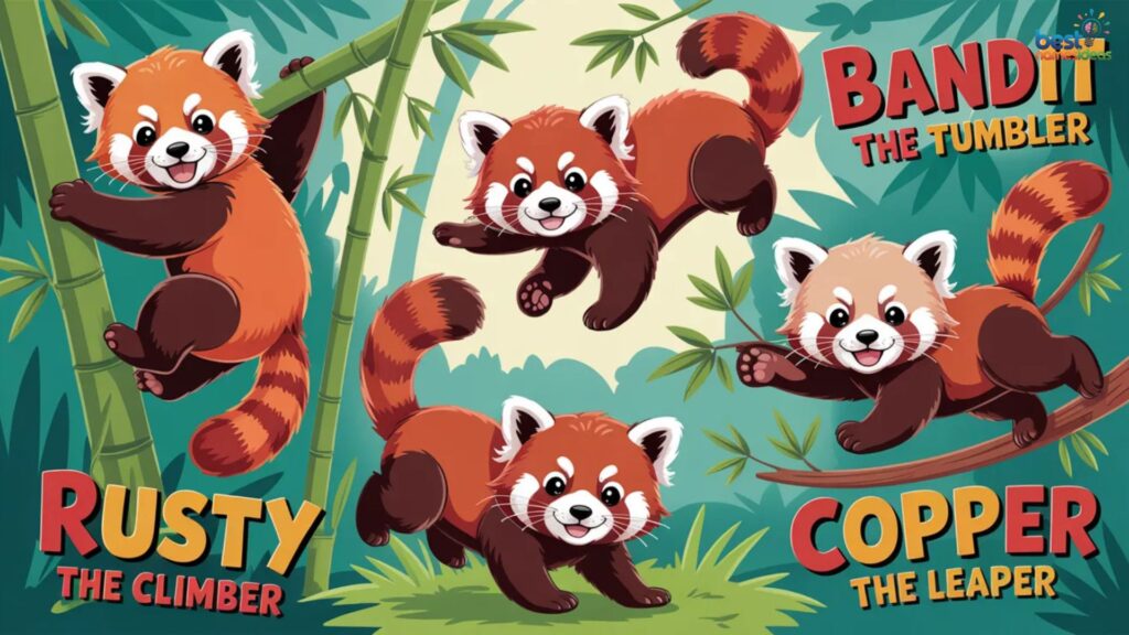 Red Panda Nicknames with Action