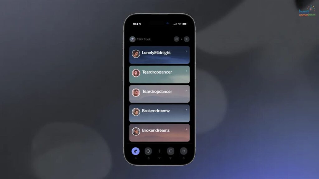 Sad Usernames for Facebook