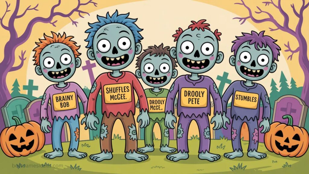 Silly Zombie Nicknames  