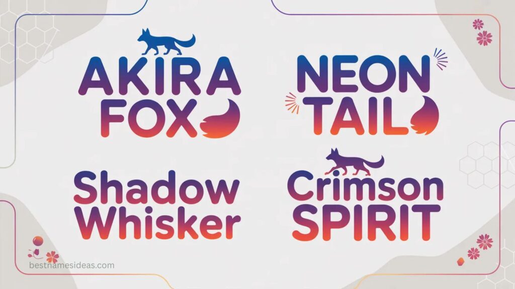 Trendy & Catchy Kitsune Name Ideas  