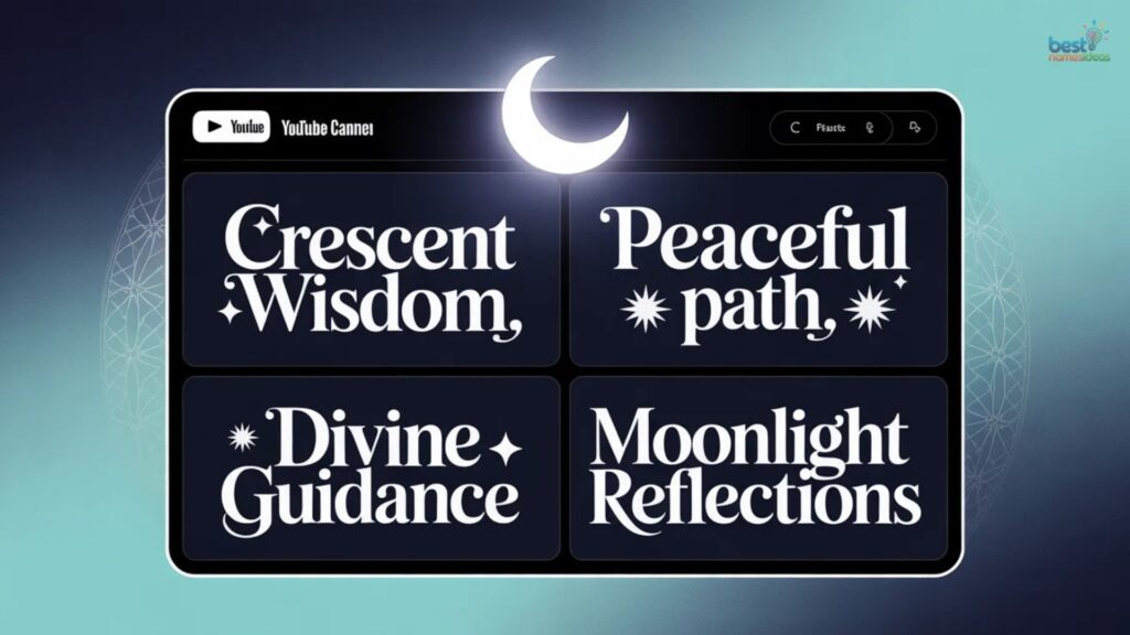 🌙 Top Good Islamic YouTube Channel Names