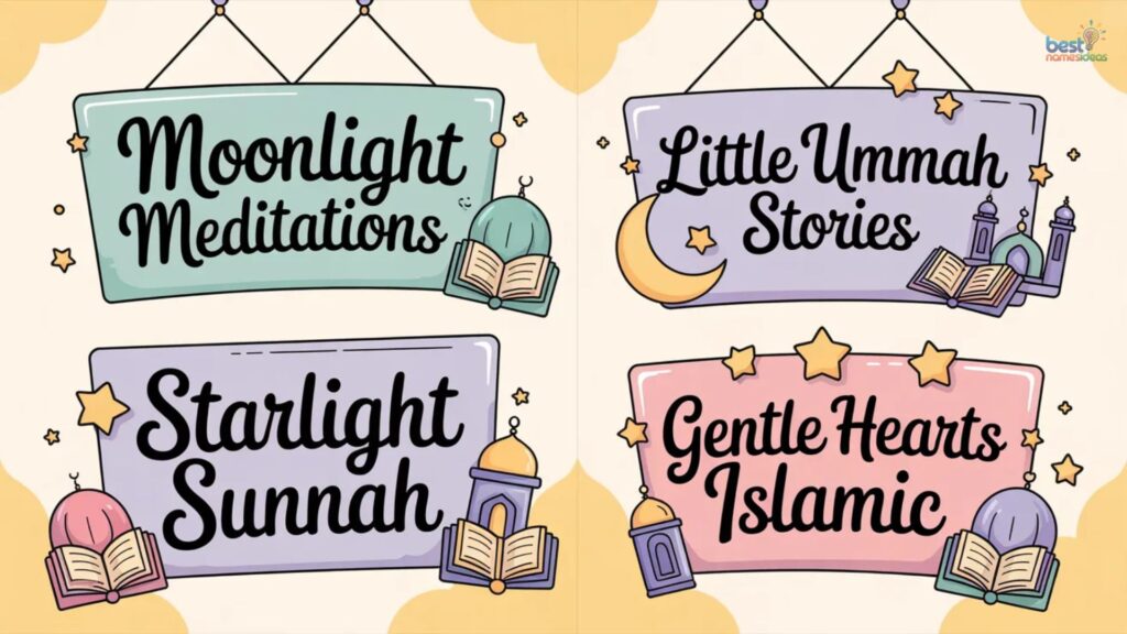 💖 Cute Islamic YouTube Channel Names