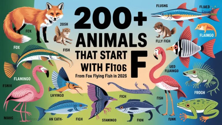 200+ Animals That Start With F From Fox to Flying Fish In 2026