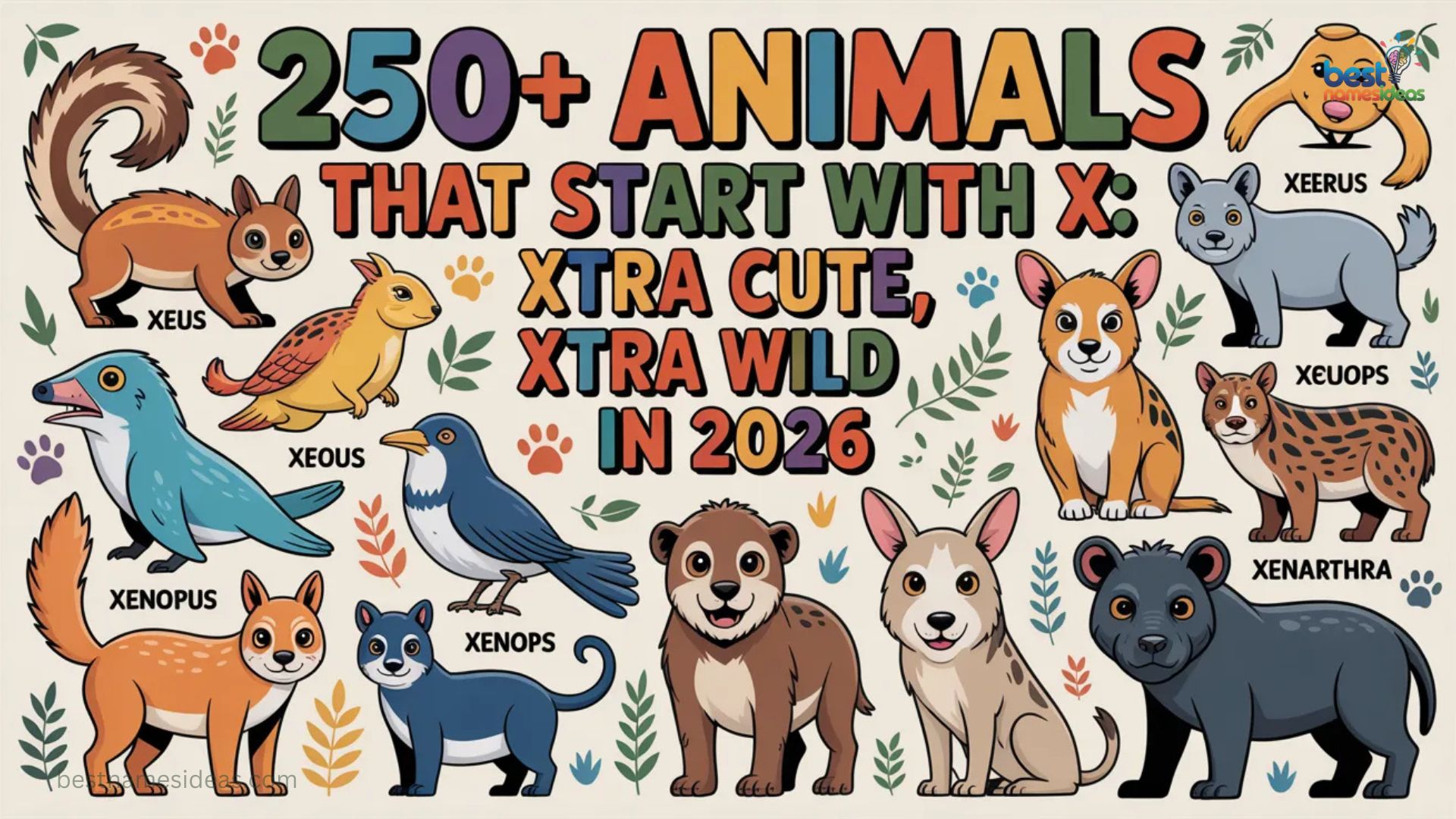 250+ Animals That Start With X Xtra Cute, Xtra Wild In 2026