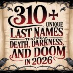 310+ Unique Last Names That Mean Death, Darkness, and Doom In 2026