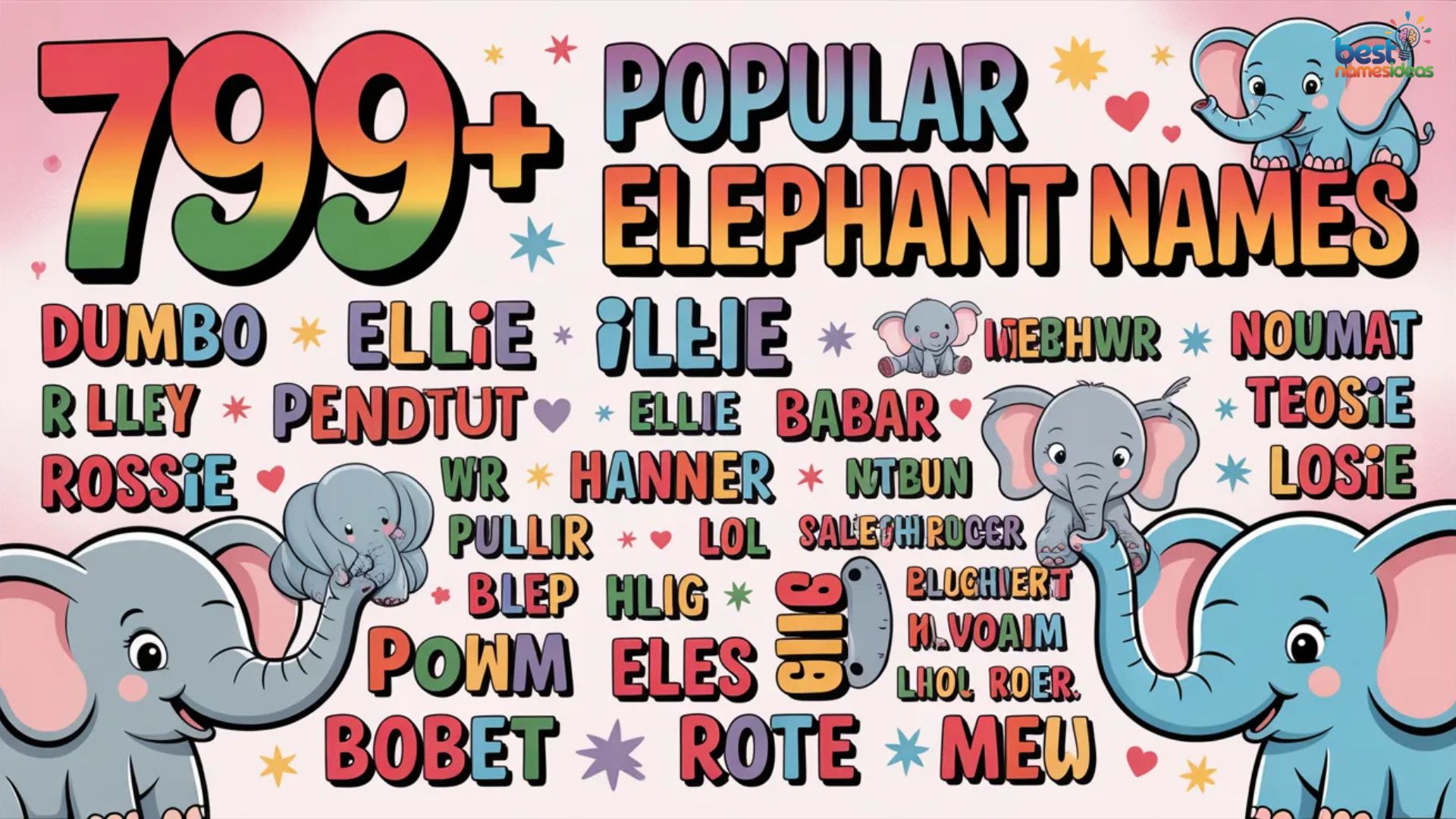 799+ Popular Elephant Names
