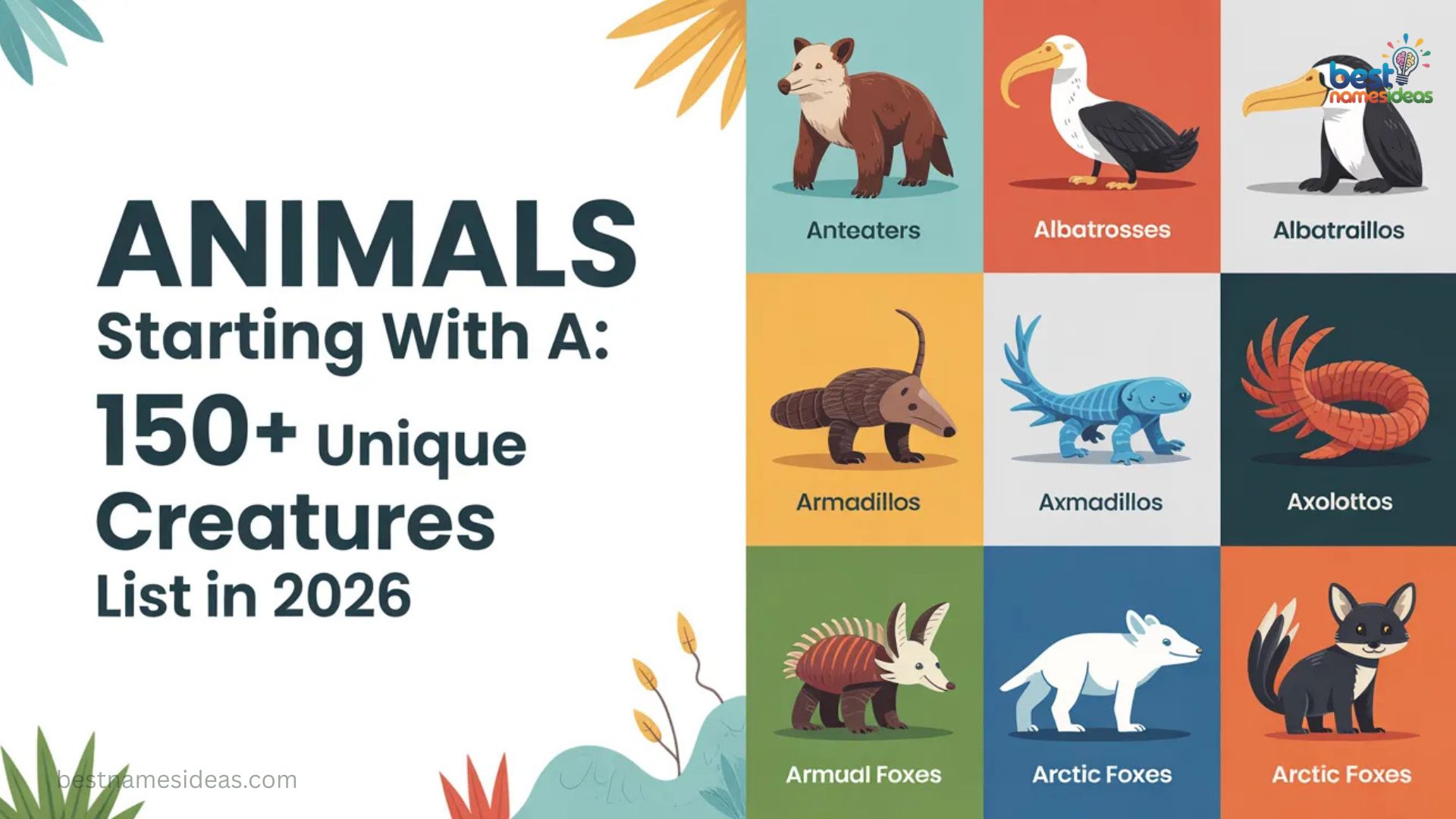 Animals Starting With A 150+ Unique Creatures List In 2026