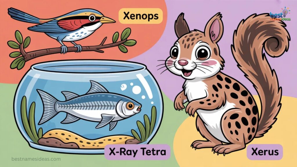 Animals That Start with X for Kids