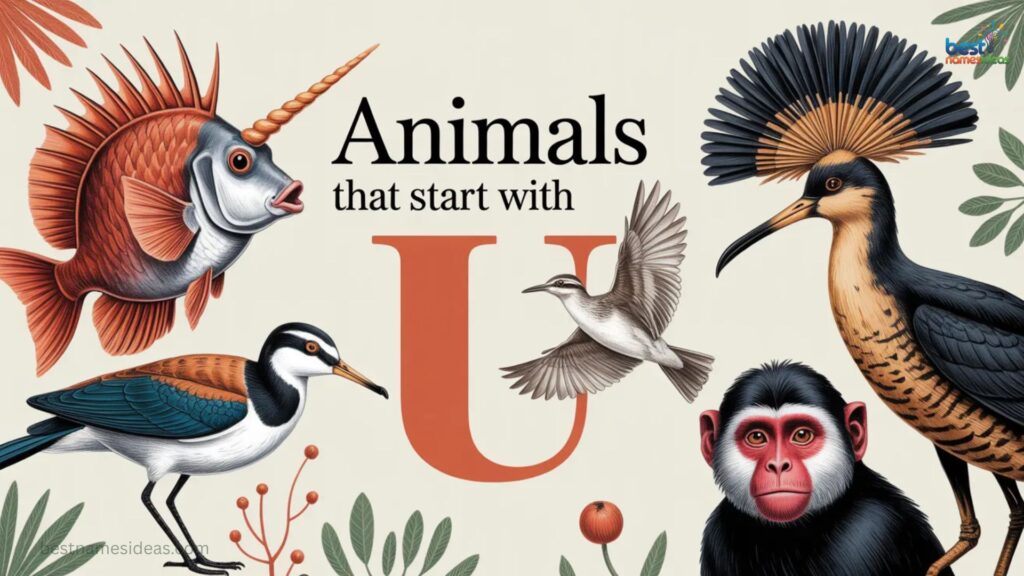 Animals That Start with the Letter U