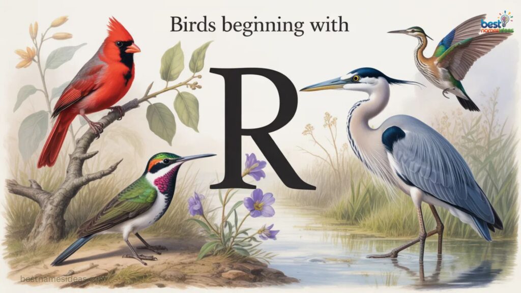 Birds Beginning with R