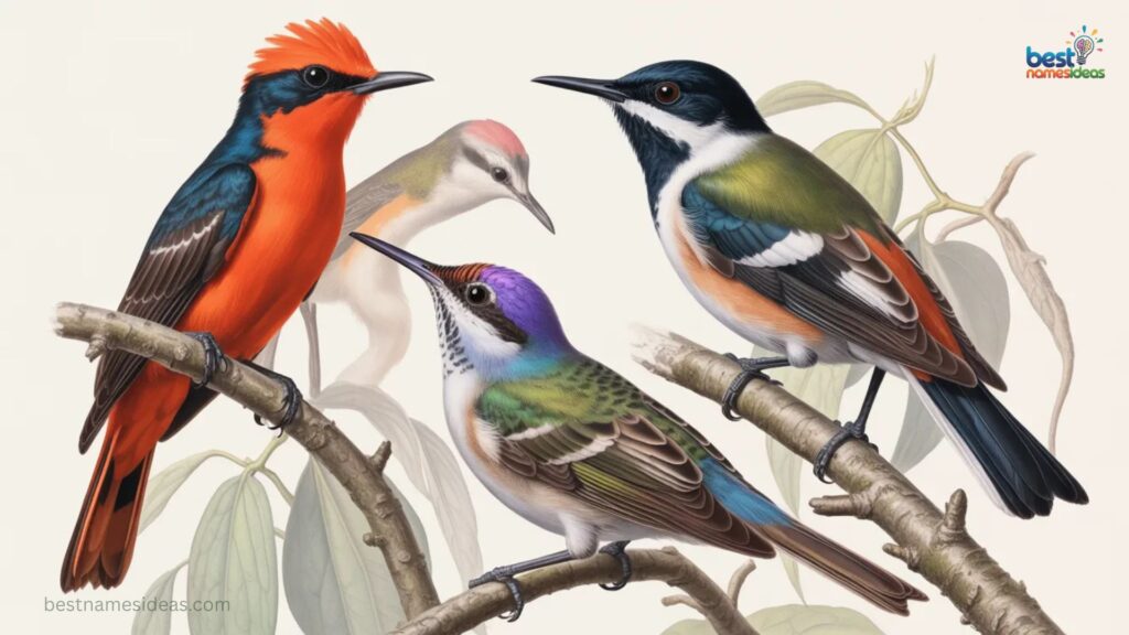 Birds Beginning with V