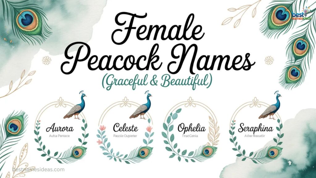 Female Peacock Names (Graceful & Beautiful)