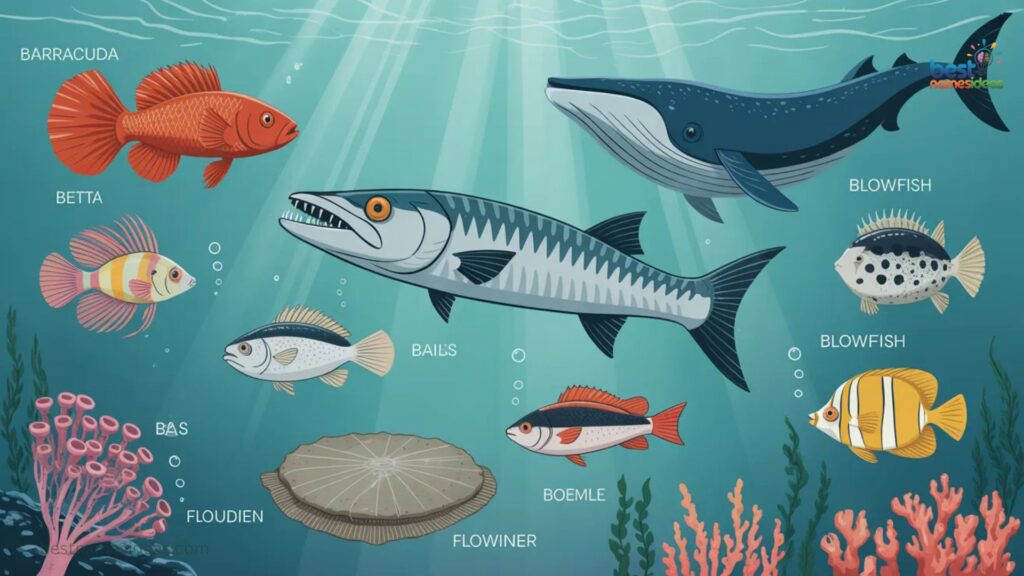 Fish & Marine Creatures That Start With B