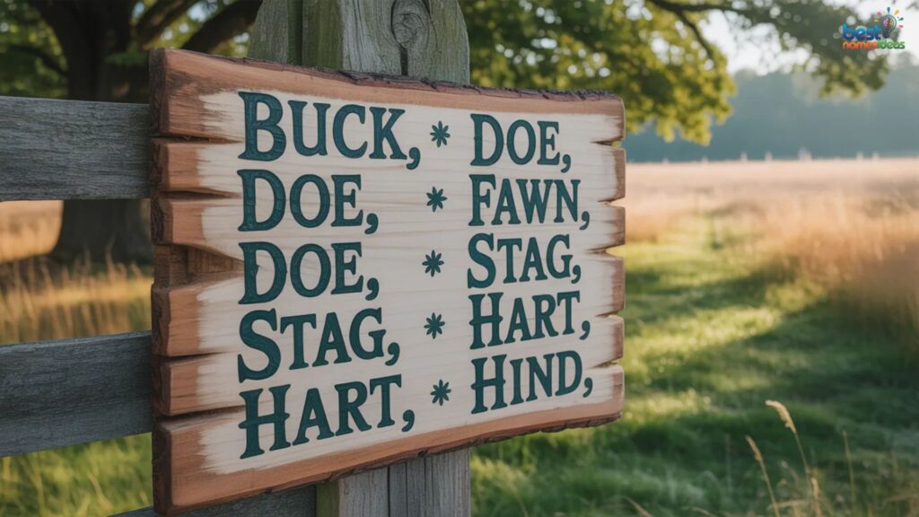 General Deer Names