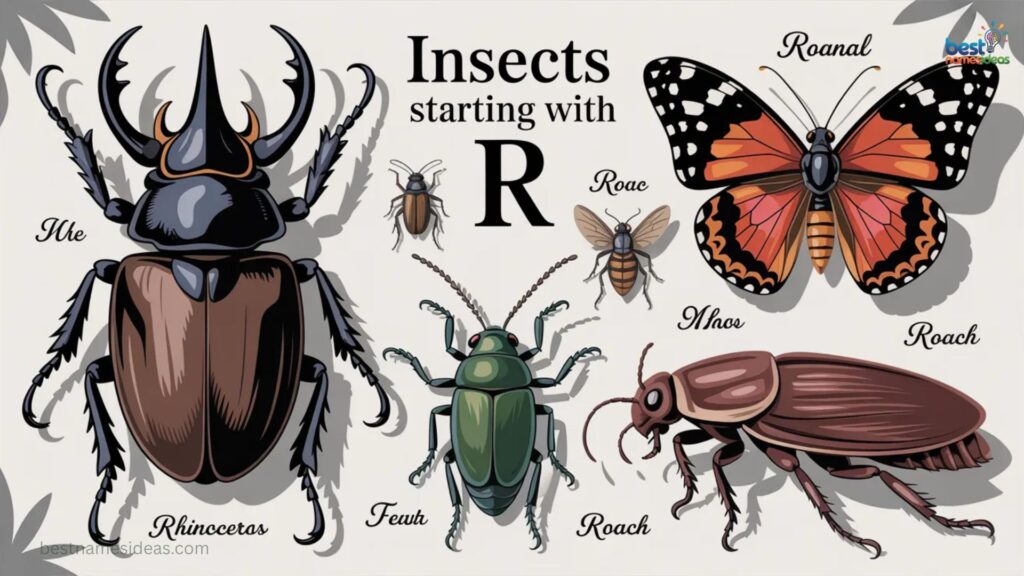 Insects that Start with R
