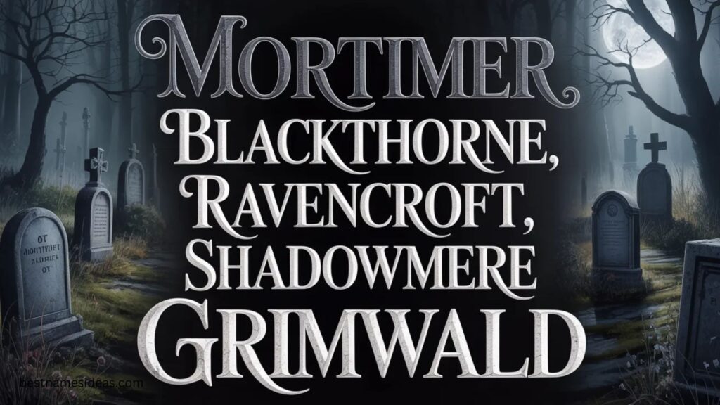 Last Names Inspired by Death, Shadow, and the Afterlife  