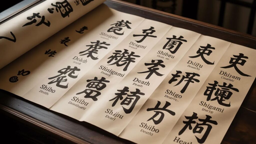 Last Names That Mean Death in Japanese (or related roots)