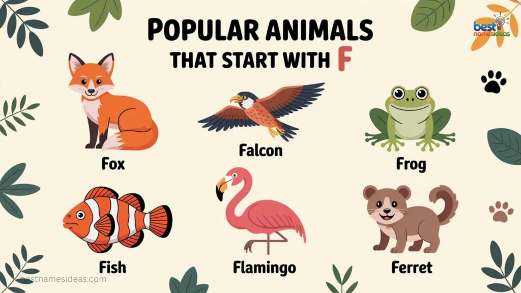List of Popular Animals That Start with F