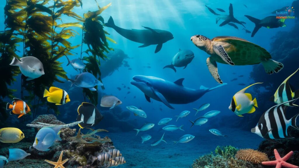 Marine & Aquatic U Animals