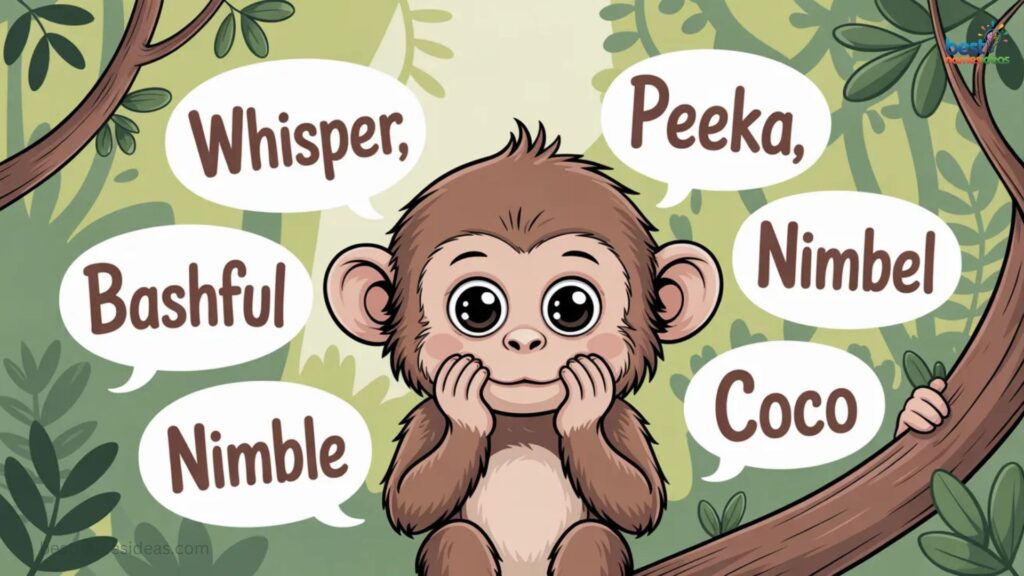 Monkey Names for a Shy Monkey