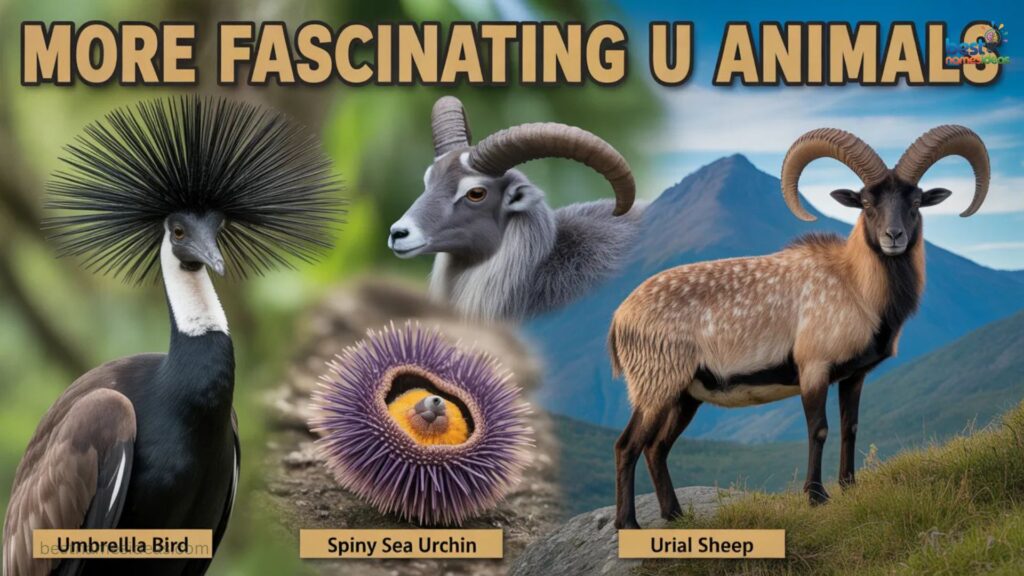More Fascinating U Animals