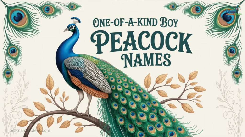 One-of-a-Kind Boy Peacock Names