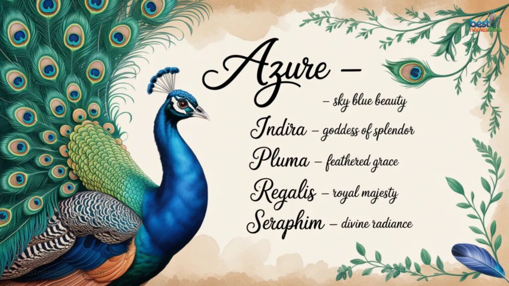 Peacock Names with Meaning