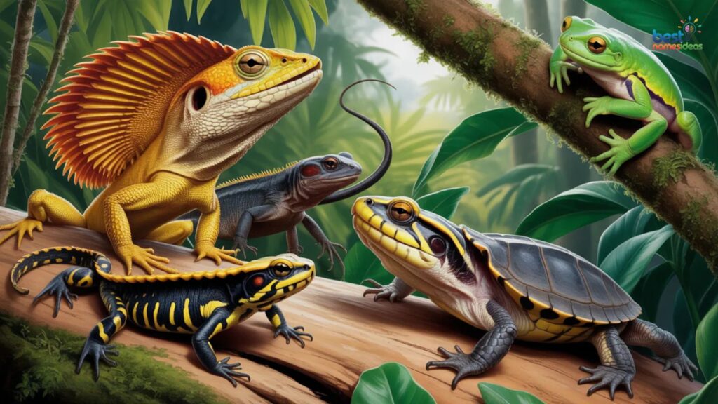 Reptiles and Amphibians Starting with F