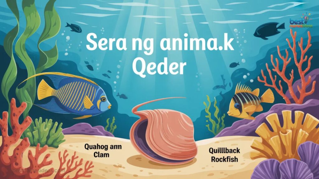 Sea and Ocean Animal Names with Q