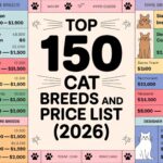 Top 150 Cat Breeds and Price List (2026)